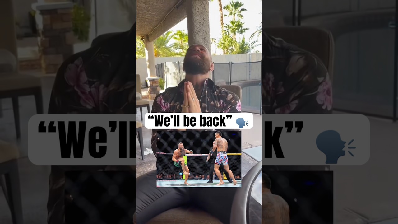 Conor McGregor shares a message after his injury 👀