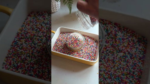 Viral Dot Cake but I didn’t have frosting. I had ranch tho 😌