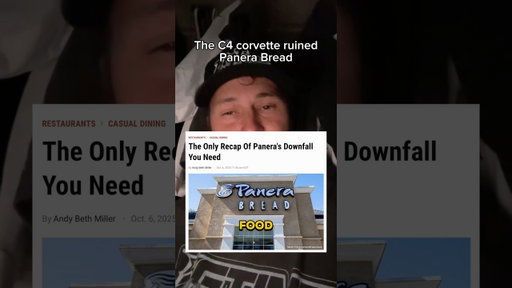 The C4 Corvette is why Panera Bread sucks💀