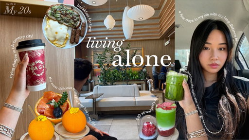 productive days in my life... 🧺🍵 | matcha, fruit cafe, fav eats in LA & thrift haul!