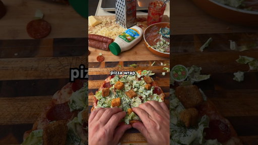 Pizza Wrap 🍕🥗