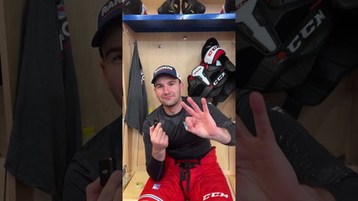 Hold up 3️⃣ fingers 🤔 #nyr #hockey #allaccess #minimic
