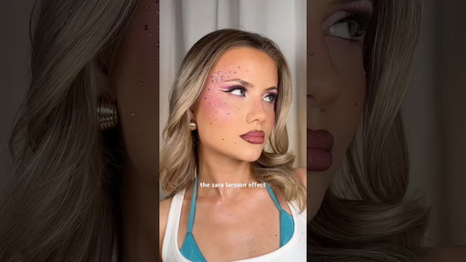 zara larsson makeup 🦋🐬 #makeup #zaralarsson #makeuptutorial