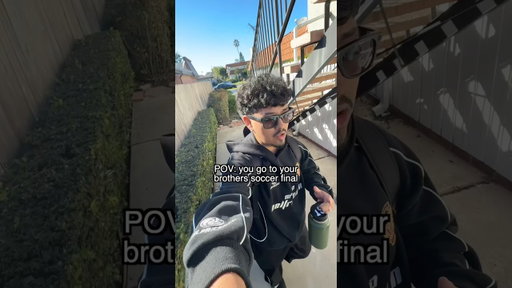 POV: you go to your brothers soccer finals! 🏆 #shorts #funny #shortsfeed #viral