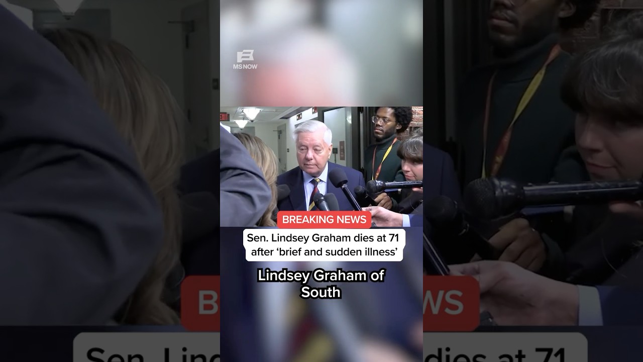 BREAKING NEWS: Sen. Lindsey Graham dies at 71 after 'brief and sudden illness'