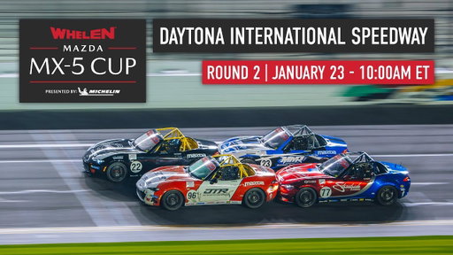 Mazda MX-5 Cup 2026 | Round 2 - Daytona International Speedway | Livestream