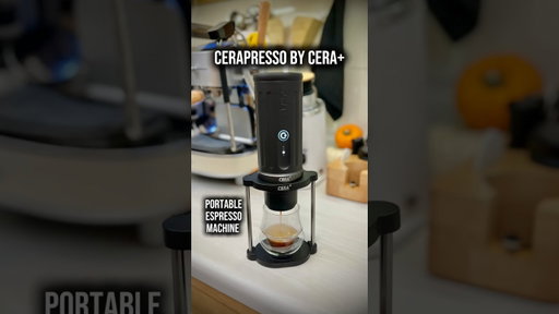 Cera+ portable espresso machine! ☕️🥾🚄✈️🌉 #coffee #cafe #espresso #travel #trip #adventure #fypシ