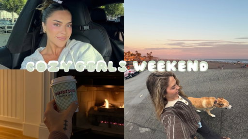 COZY GIRLS WEEKEND VLOG 🤍 Wedding Dress Fitting, Sunset Bike Rides + Girls Time