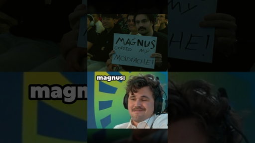 Magnus Carlsen REACTS to BANNER “Magnus COPIED MY MOUSTACHE” in the FINAL MATCH