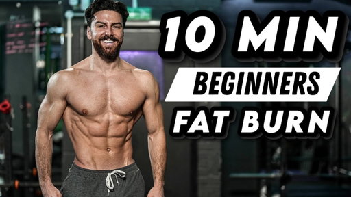 10 Min FULL BODY HIIT for BEGINNERS | Burn Fat At Home | Rowan Row