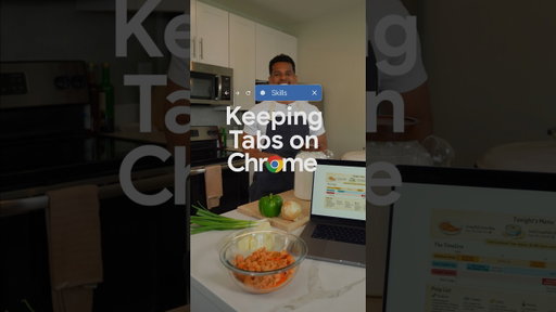 Meal prep made simple with Gemini in Chrome