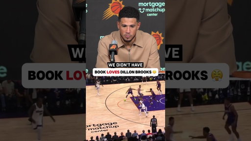 Devin Booker LOVES Dillon Brooks 🫡