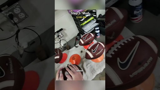 The end is so satisfying 🤤#collegefootball #footballequipment #nflfootball