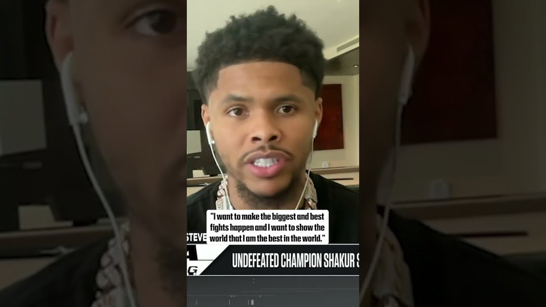 Shakur Stevenson discusses his signing with Zuffa Boxing 🥊
