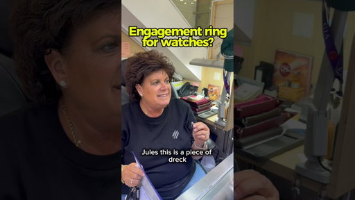The best trade: engagement ring from ex-husband for Rolex