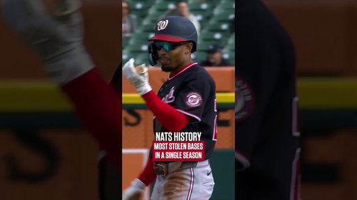 HISTORY: Nasim Nuñez Breaks Nationals Single Season Steals Record