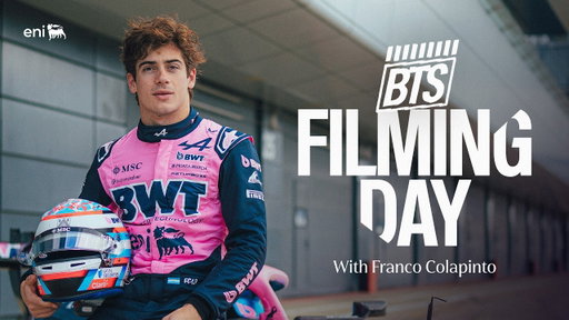 We Spent the Day with Franco Colapinto at an F1 Filming Day | Powered by Eni