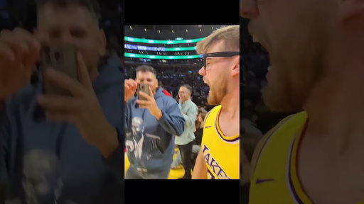 Watching LeBron play courtside POV #nba #basketball
