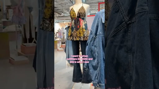 Not the babydoll top/dress/tunic thing over FLARE JEANS on the mannequin too #2000sfashion