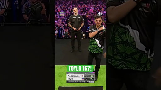 THE 167 FROM TOYLO! 👏 | 2025 Mr Vegas Grand Slam of Darts