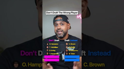 Six players to draft instead