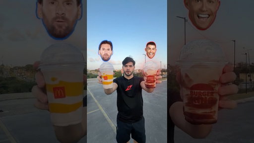 Milkshake Cristiano Ronaldo vs Messi