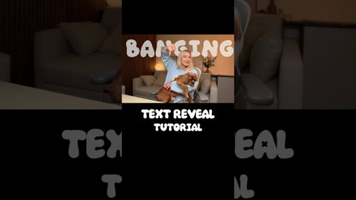 Knocking or jumping text reveal effect | CapCut Tutorial #capcut