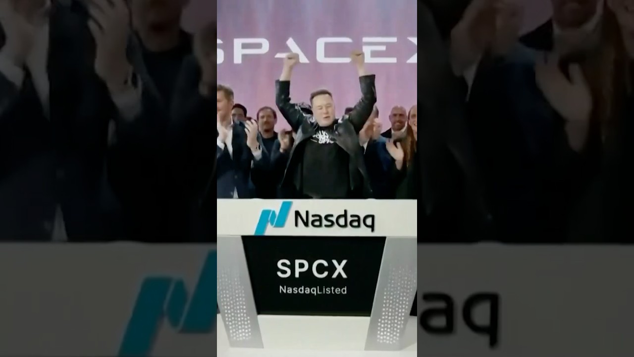 Musk Marks SpaceX's Historic Wall Street Debut