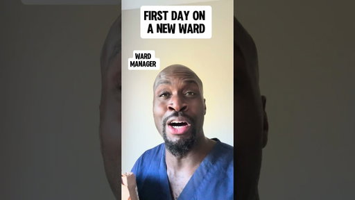 First day on new ward #comedy #skit #funny #doctor #medicine #hospital #nhs #shorts