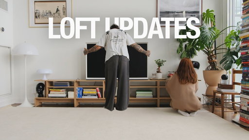 our biggest loft update yet - relaxing & calming energy, down regulating