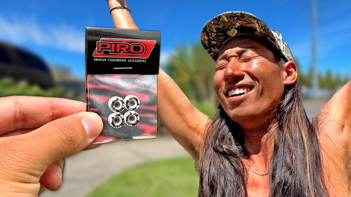 Surprising Him with New Fingerboard Wheels