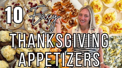 10 Quick & Easy Thanksgiving Appetizers that anyone can make! | Molly Purcell