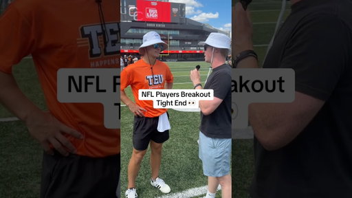 Which Tight End is going to BREAKOUT this season 👀🏈 #shorts