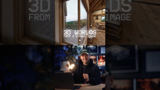 3D worlds from a single image 🤯