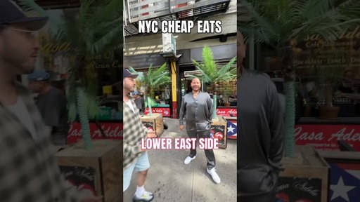 Trying the best cheap eats in The Lower East Side #cheapeats #pizza #shorts #food