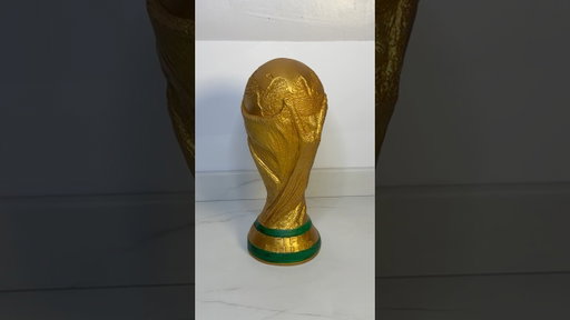 Making the World Cup Trophy CAKE 🍰 #worldcup #cake