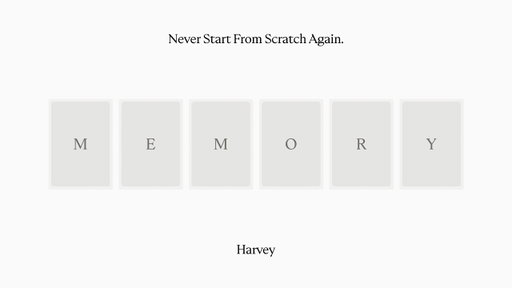 Introducing Memory