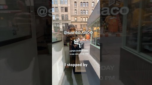 SANTO TACO - THE BEST STEAK TACOS IN NEW YORK
