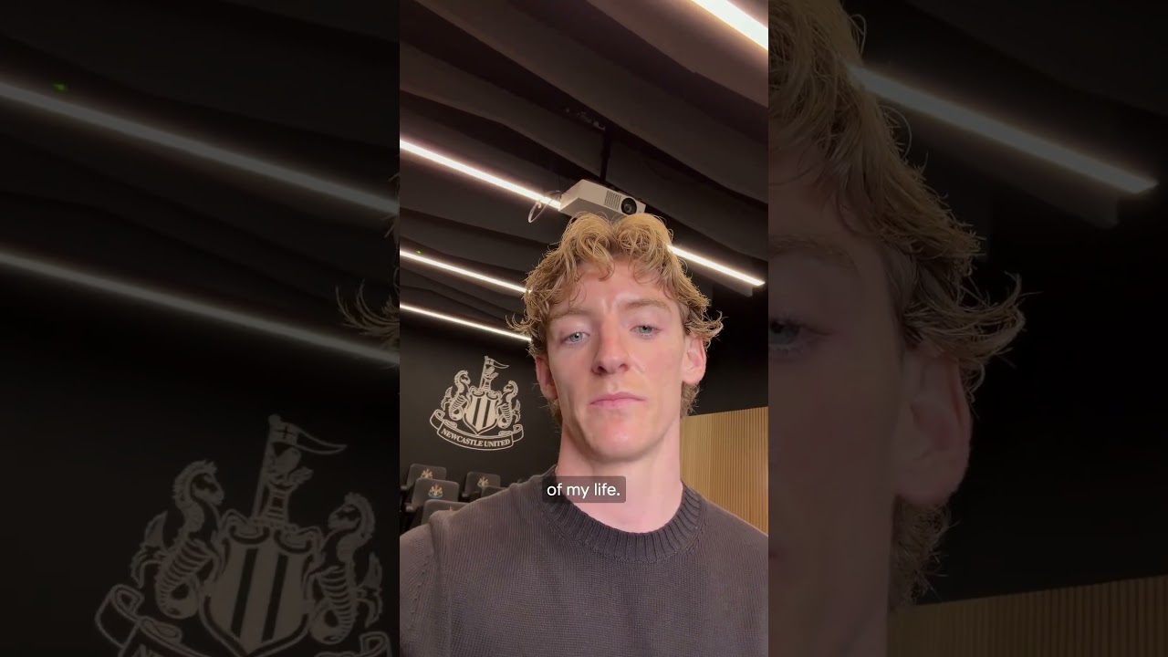The final word from Anthony Gordon 🤳 Best of luck, AG! 👊 #newcastle #nufc #AnthonyGordon