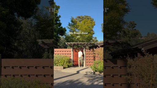 My midcentury heaven hidden behind an unassuming gate :) #homedecor #architecture #interiordesign