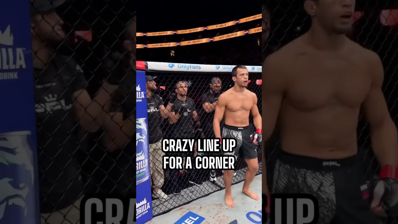 Usman Nurmagomedov's corner was legendary 🫡 🎥: @P@PFLMMA