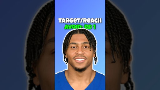 Draft/Reach/Avoid: Round 1 Fantasy Football