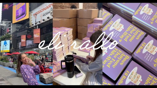 Week in my life: Launching DAEFTW, 54Below show, Book Tour & New York Times Bestseller List!