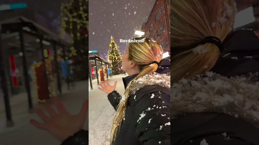Winter wonderland in Rovaniemi, Finland ❄️ Recorded on November 12th 2025