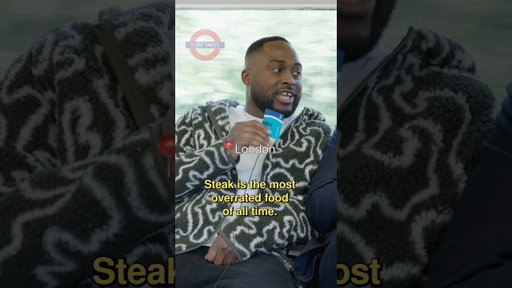 Steak is the most overrated food of all time!! Feat. Gbemi (📍London)  #subwaytakes #tubetakes
