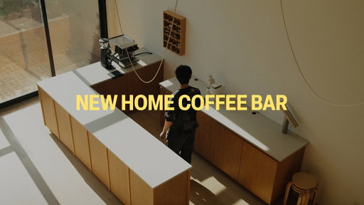 building my new home coffee bar