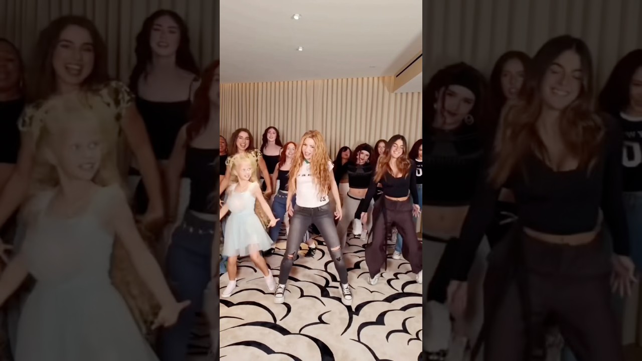 From social media to dancing next to Shakira! We are ready!!!!!