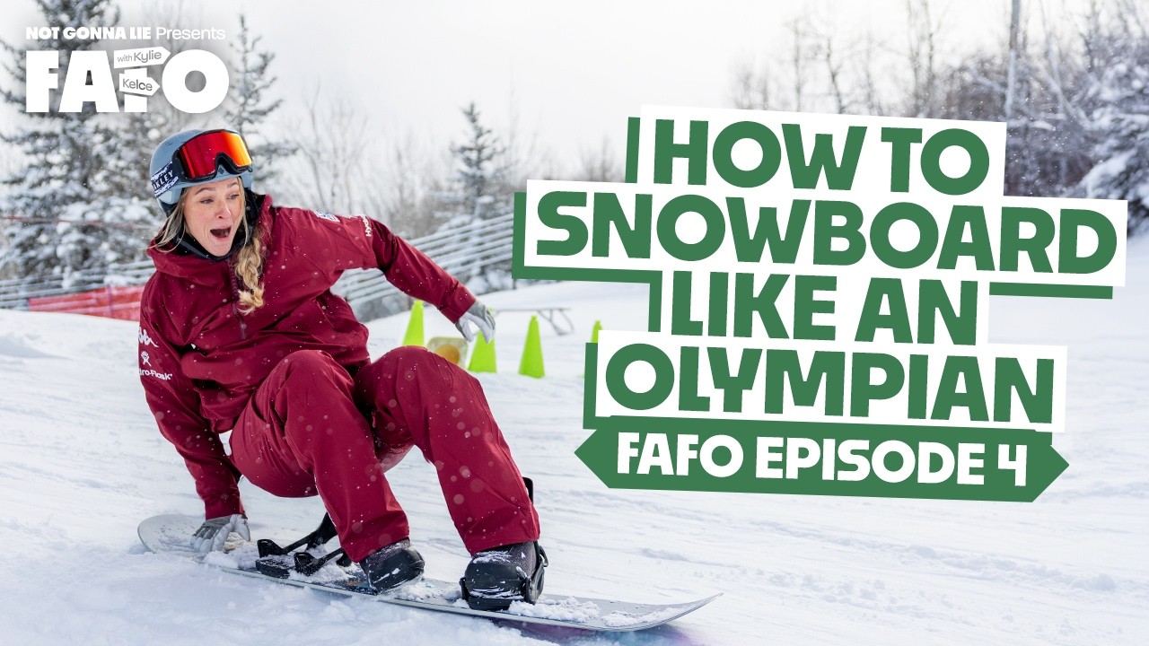 Kylie snowboards for the very first time with the help of an Olympic Gold Medalist | FAFO Ep. 4