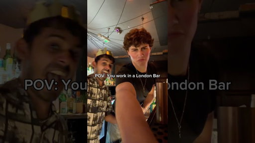 King shi #fyp #bartender #london #pov