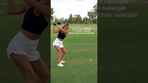 Hallelujah #golf #viral